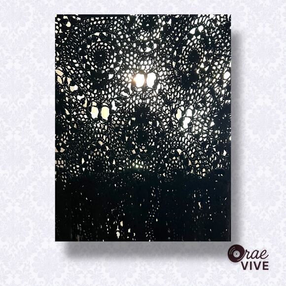 Vintage 90s Contempo Casuals Black Crochet Babydoll Dress Small XS Y2K Grunge - Picture 4 of 4